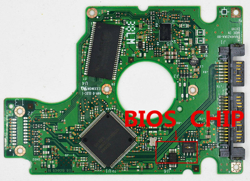 هيتاشي HDD PCB 110 220 0A50420 01 / IC: 0A26804 / 0A50424
