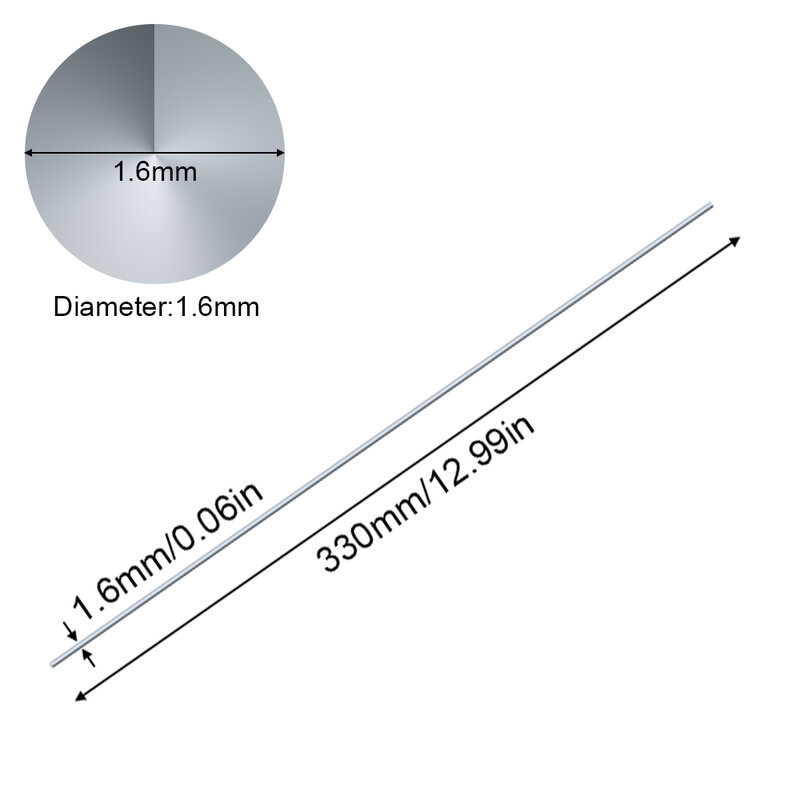 5/10/20/50 قطعة 33cm1.6mm درجة حرارة منخفضة لحام الألومنيوم سهلة تذوب ل سبيكة لحام لا لحام تدفق المطلوبة