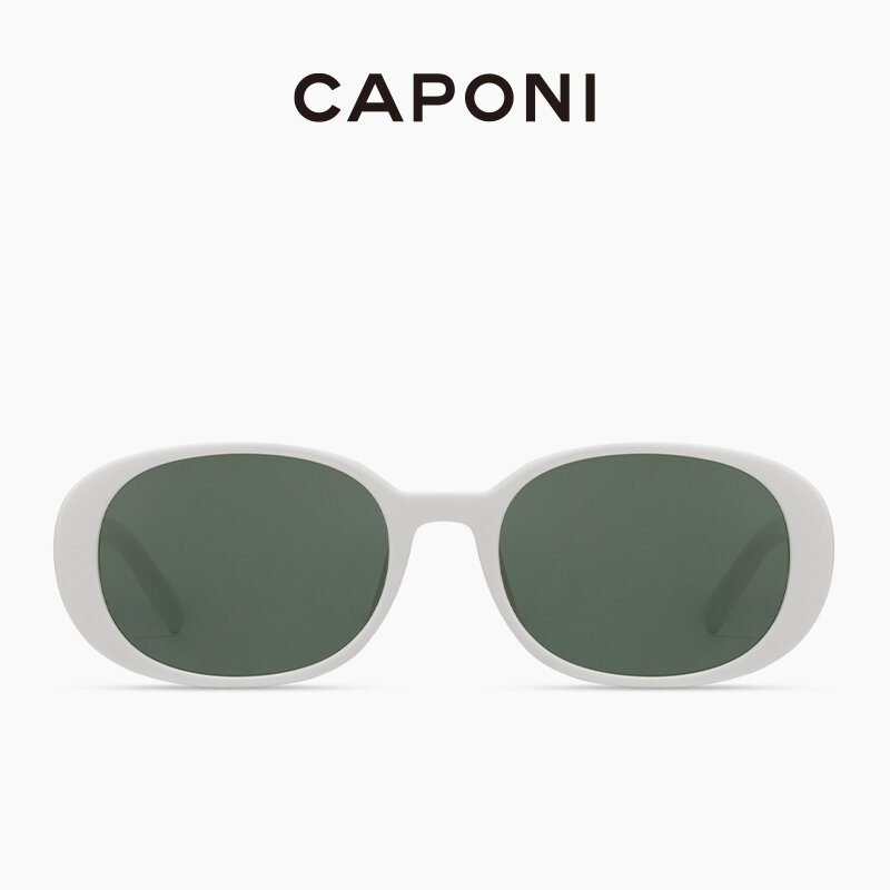 CAPONI خمر نظارات شمسية للنساء موضة جديدة فتاة نمط ظلال العصرية نمط ساحة مستديرة الاستقطاب النظارات الشمسية BR1971