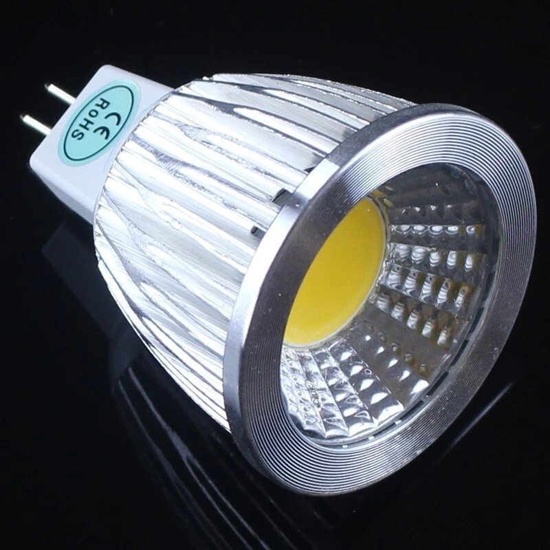 مصباح LED جديد بطاقة عالية MR16 GU5.3 صدمة 3 واط 5 واط 7 واط عكس الضوء ضربة كاشف دافئ كول الأبيض MR 16 12 فولت مصباح GU 5.3 220 فولت