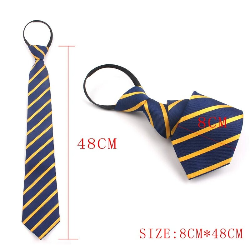 ربطة عنق كلاسيكية مع سحاب للرجال ، بسيطة ، لحفلات الزفاف ، والأعمال ، للأولاد والبنات ، غير رسمية ، نحيفة