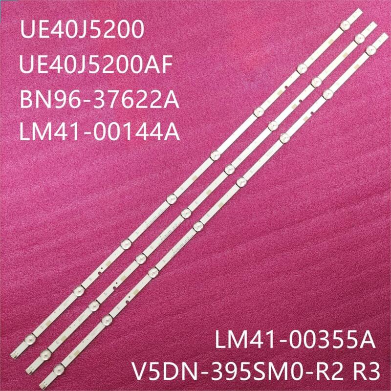 3 قطعة LED الخلفية قطاع ل UE40J5200AW UE40J5200 V5DN-395SM0-R2 R3 BN96-37622A 00121X 2015 SVS39.5 FCOM