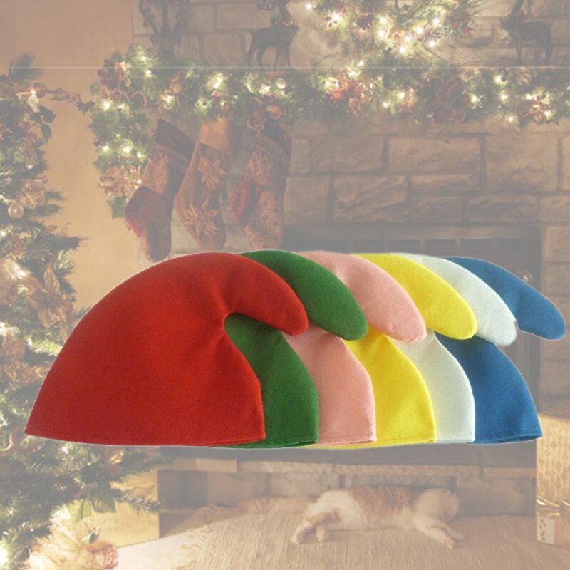 الجان قبعة عيد الميلاد قبعة شجرة المعلقات تظهر الدعائم للمنزل هالوين الطرف الحلي H055