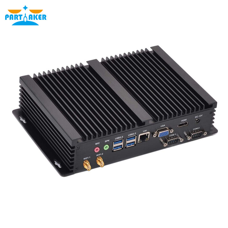 بارتاكر كمبيوتر صغير بدون مروحة صناعي انتل i7 1165G7 10510U i5 1135G7 2 * DDR4 Msata + M.2 PCIE كمبيوتر صغير ويندوز 11 HTPC Nuc VGA HDMI