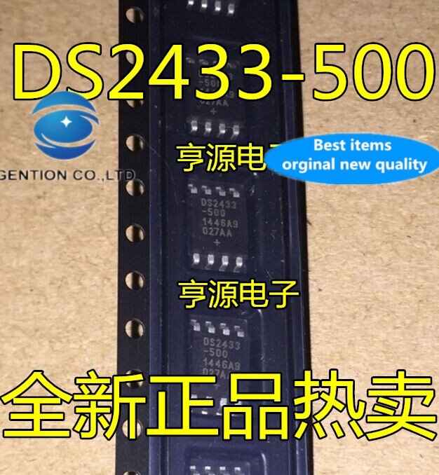 10 قطعة الذاكرة DS2433 DS2433S + DS2433S-500 DS2433-500 في الأسهم 100% جديد و الأصلي