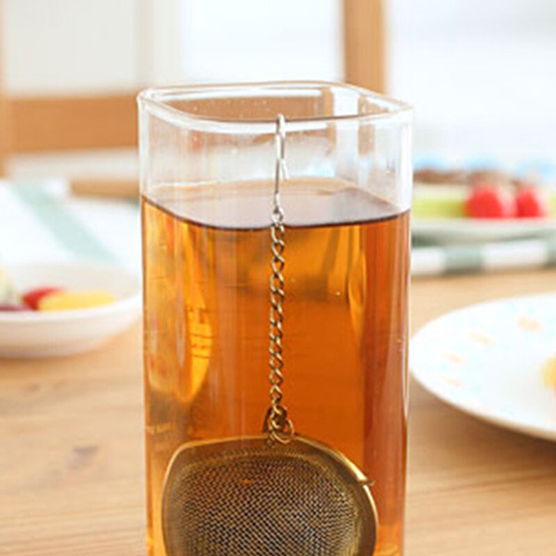 مصفاة للشاي مصنوعة من الفولاذ المقاوم للصدأ بثلاثة أحجام مصفاة للشاي على شكل كرات التوابل مصفاة شبكية مصفاة للشاي ملحقات المطبخ