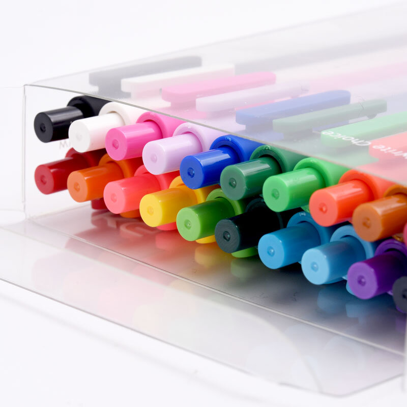 Kaco 20 قطعة/الوحدة جل مجموعة أقلام قابل للسحب رولربال تسجيل أقلام 0.5 مللي متر لون الحبر pиdialка Caneta مكتب مدرسة لوازم مكتبية