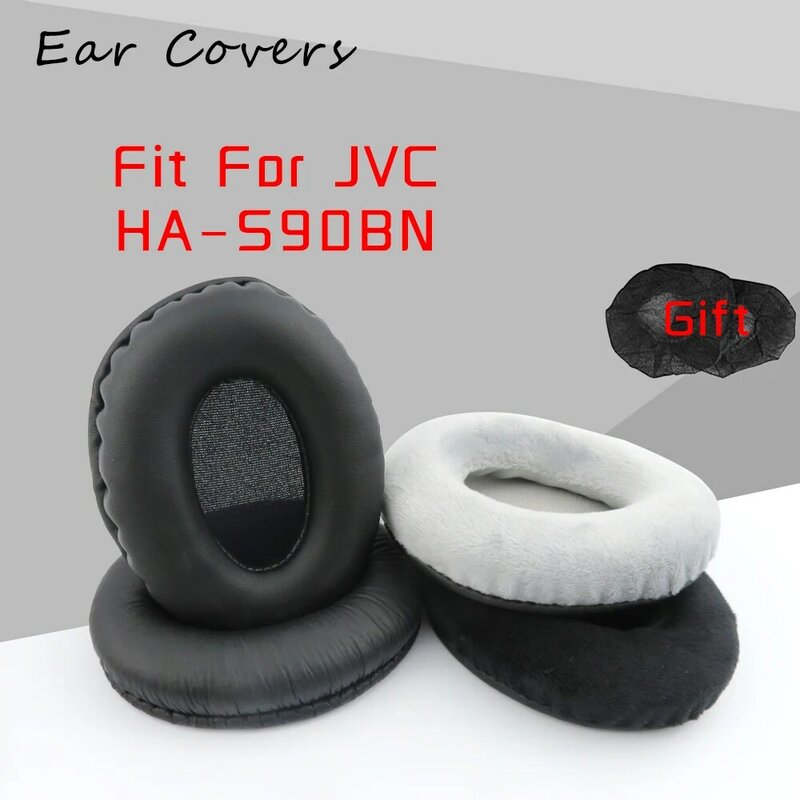 بطانة للأذن ل JVC HA-S90BN HA S90BN سماعة الأذن استبدال سماعة الأذن وسادة بو الجلود الإسفنج رغوة