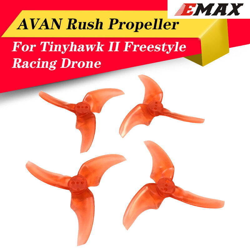 حار بيع 2 أزواج Emax AVAN الاندفاع 2.5 بوصة 3 شفرة CW CCW المروحة ل FPV سباق Drone متعددة الدوار Emax Tinyhawk II حرة