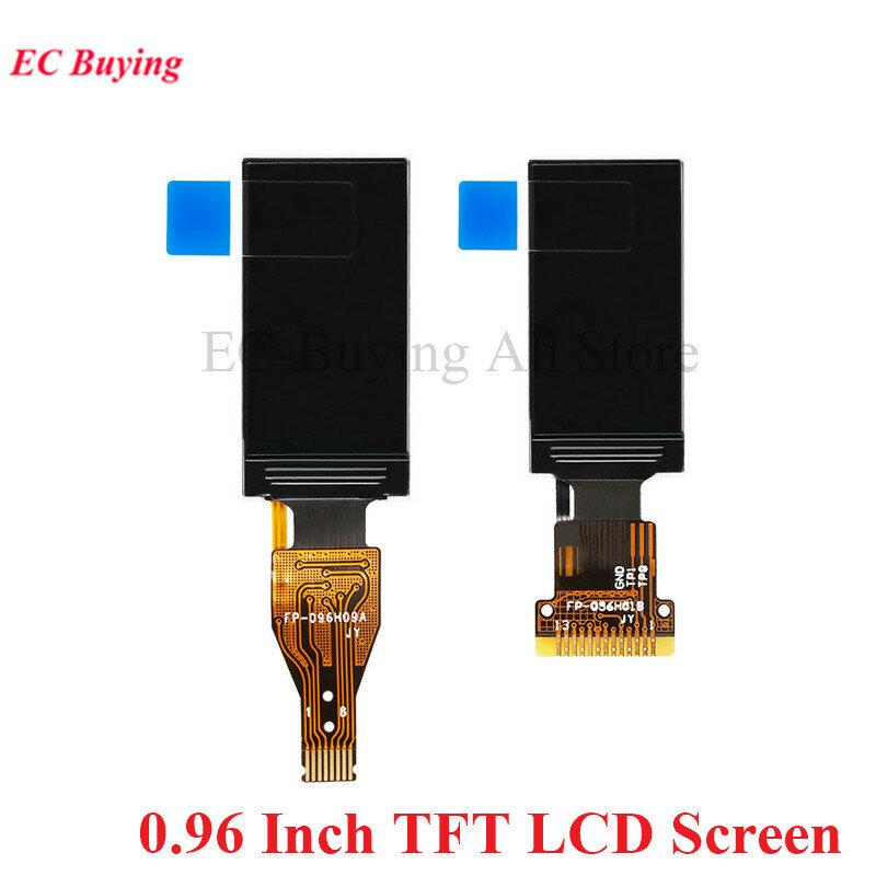 0.96 "IPS عرض 0.96 بوصة TFT LCD شاشة عرض وحدة 80*160 ST7735 محرك IC 3.3 فولت 13PIN SPI HD كامل ملون لوحدة lcd
