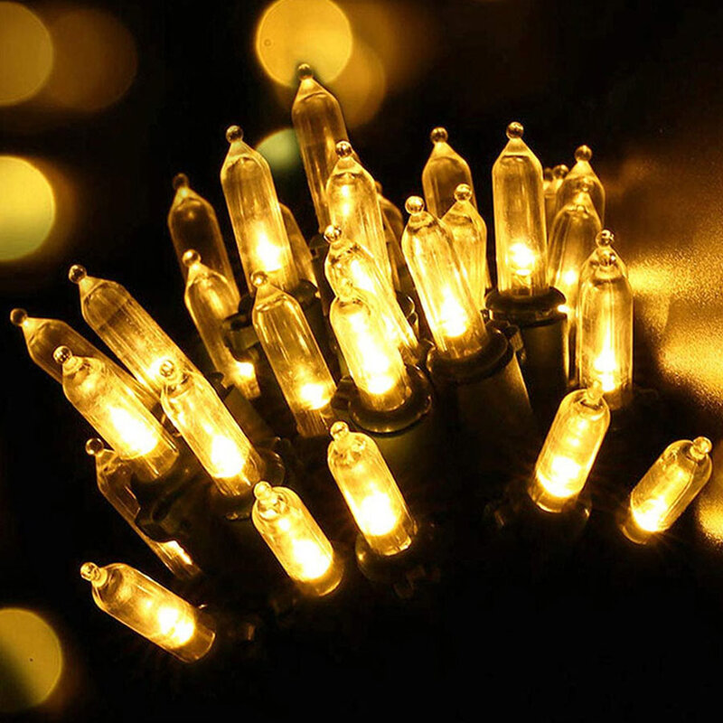 شمعة ليد في ضوء عيد الميلاد ، مصابيح خارجية ، خيط جارلاند ، ديكور حفلة عيد ميلاد صغير ، Fairy, من من من من من LED