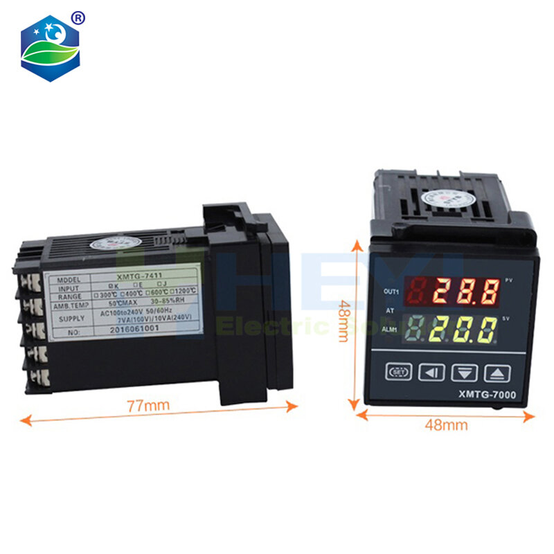 XMTG-7000 سلسلة متحكم في درجة الحرارة يمكن إضافة حاجة وظائف جديدة متعددة الوظائف متحكم في درجة الحرارة (يرجى الاتصال بنا)