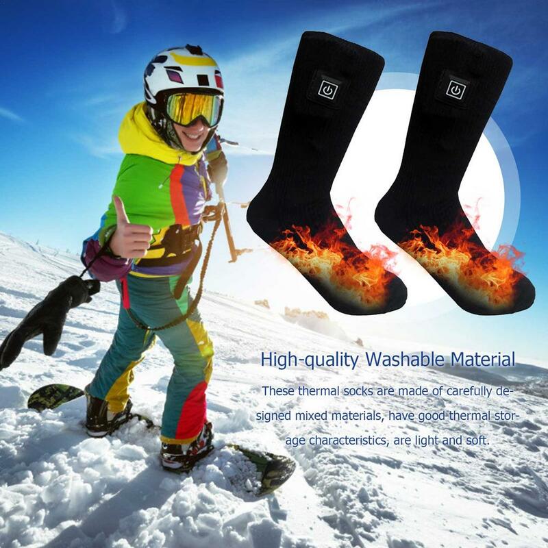 الشتاء ساخنة الجوارب التحكم عن بعد التدفئة الكهربائية الجوارب شحن البطارية تدفئة الجوارب التمهيد حذاء القدم ساخنة دفئا جورب