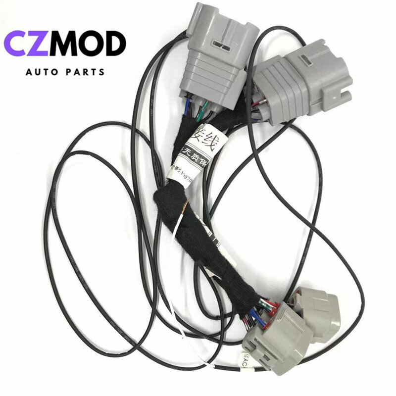 CZMOD-تعديل المصباح الأمامي للسيارة ، ترقية محول الأسلاك الخاصة ، تسخير ل 2016-2021 تويوتا لاند كروزر من الهالوجين إلى LED