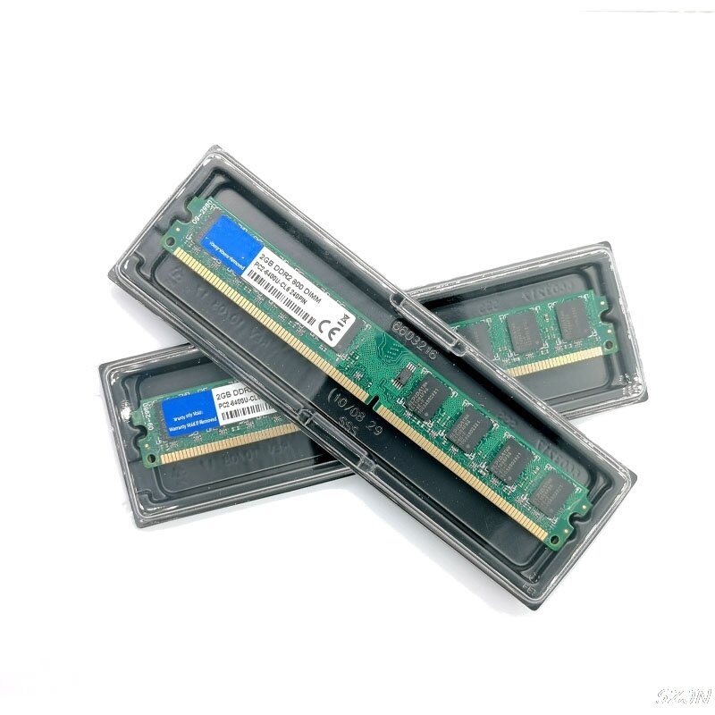 DIMM DDR2 800 ميجا هرتز 4 جيجابايت (2 جيجابايت * 2 قطع) ذاكرة PC2-6400U ل ذاكرة وصول عشوائي مكتبية نوعية جيدة وعالية متوافق