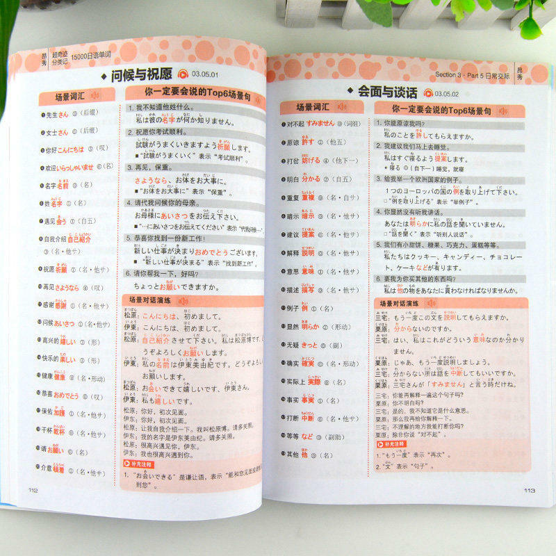 جديد حار 15000 الكلمات اليابانية دخول المفردات تعلم كتاب الكلمات اليابانية صفر الأساسية القياسية اللغة اليابانية كتاب تعليمي