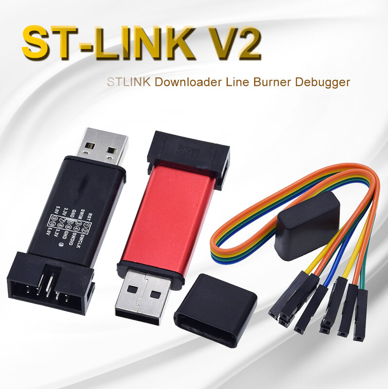 TZT-مبرمج البرمجة مع غطاء ل اردوينو ، ST LINK ، Stlink ، ST-Link ، V2 ، Mini STM8 ، STM32 محاكي ، A41 ، 1 قطعة