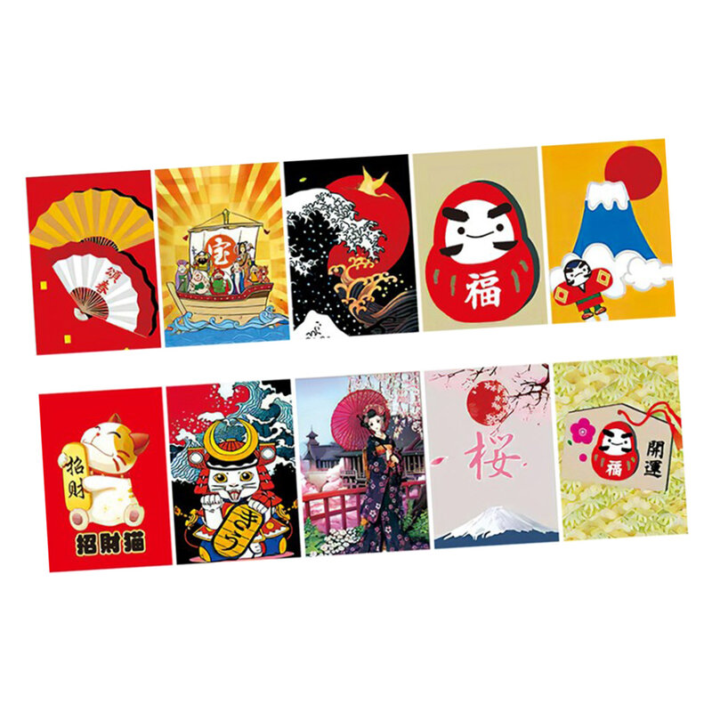 10 قطعة/المجموعة اليابانية السوشي نمط شنقا الأعلام لافتات الإعلان علامة مطعم ديكور للمنزل حديقة متجر مقهى زخرفة