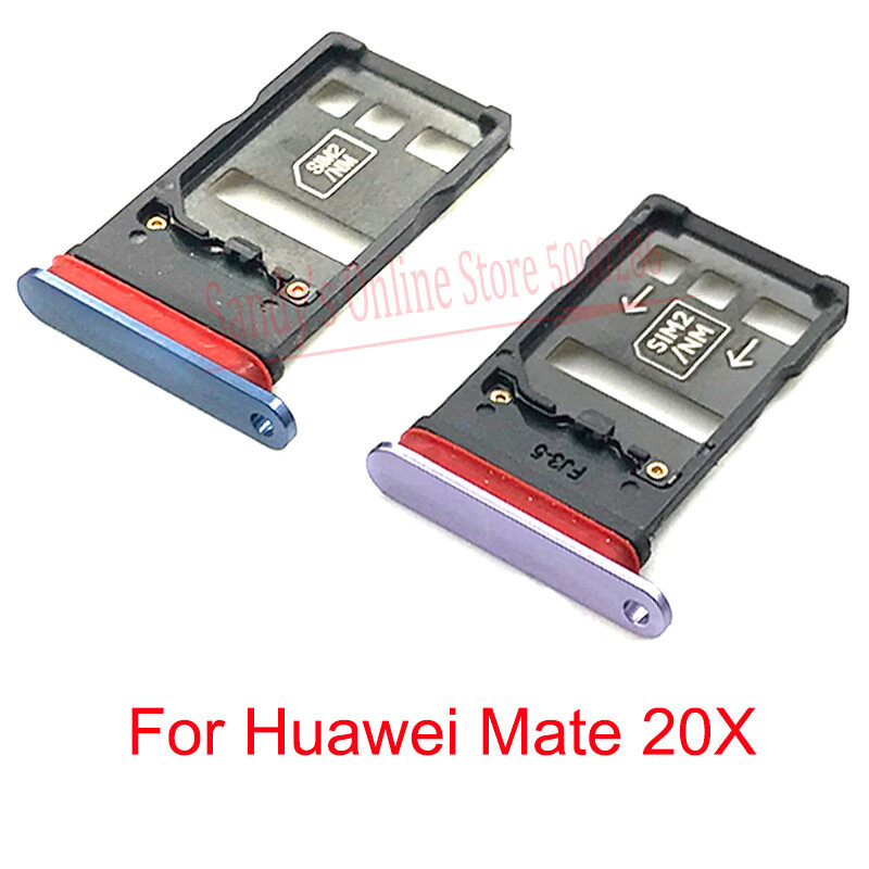 درج بطاقة Sim عالي الجودة لهاتف Huawei Mate 20X 20 X ، حامل بطاقة Sim صغير ، محولات فتحة لـ Mate20 X ، حامل بطاقة Sim