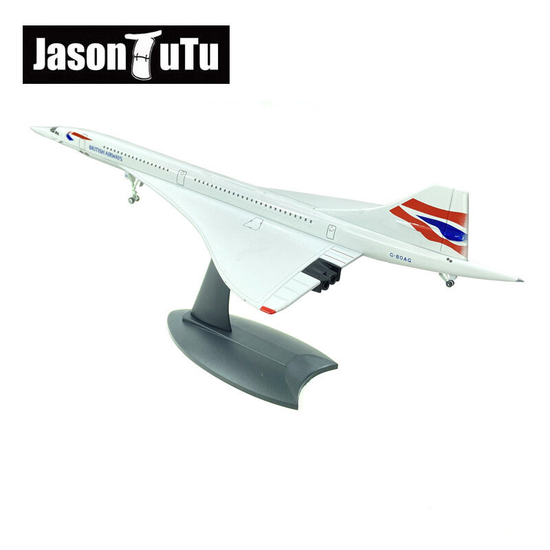 جيسون توتو 30 سنتيمتر نموذج طائرة كونكورد البريطانية طائرة طائرة نموذجية دييكاست المعادن 1/200 مقياس الطائرات مصنع انخفاض الشحن
