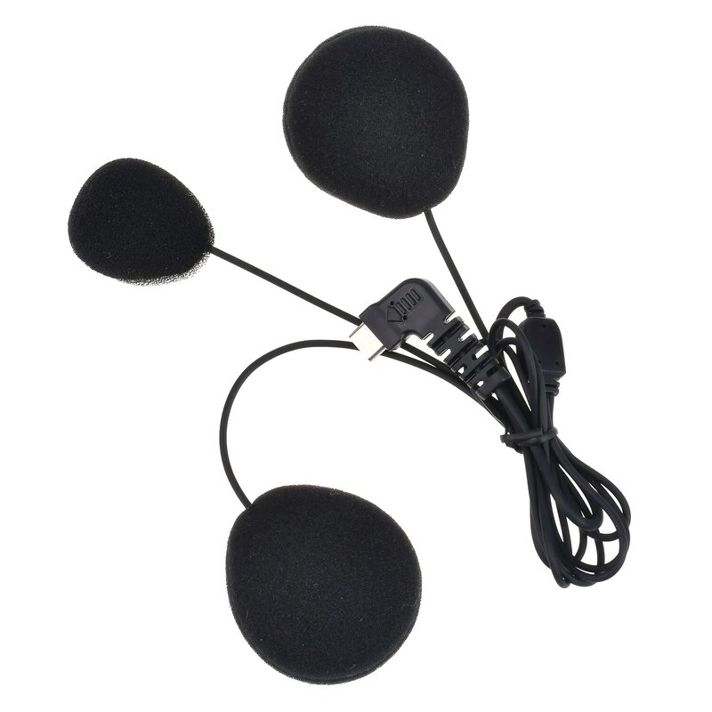 2 قطعة Fodsports BT-S2 BT-S3 لينة أنبوب ميكروفون سماعة سماعة سماعة ل دراجة نارية خوذة بلوتوث سماعات اتصال داخلي