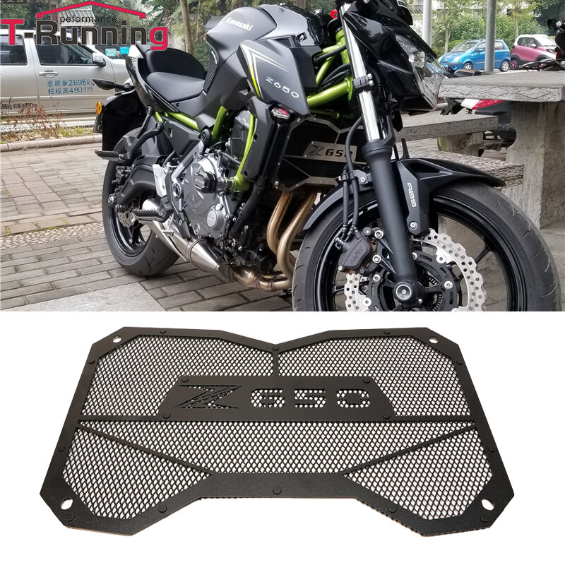 غطاء حماية مصبغة مشعاع باستخدام الحاسوب للدراجات النارية ، إكسسوارات لدراجات Kawasaki Z650 Z 650 ، Ninja650 2017-2023 ، VERSYS650 2015-2021