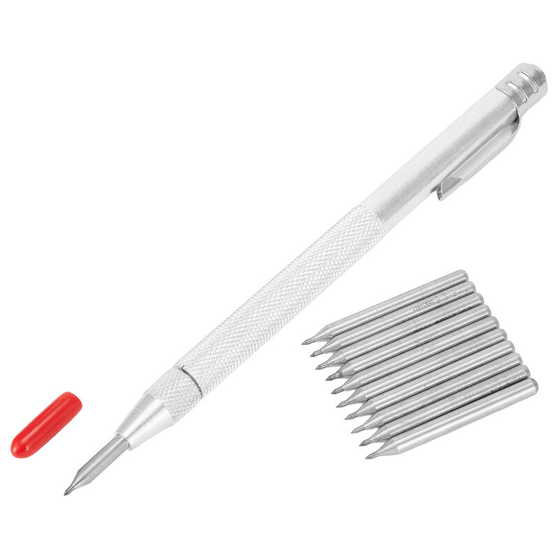 قلم ماركر معدني ماسي ، منقار كربيد التنجستن ، قلم ستيلوس للزجاج ، سيراميك ، نقش خشبي ، أدوات يدوية ، 14 ~ 11