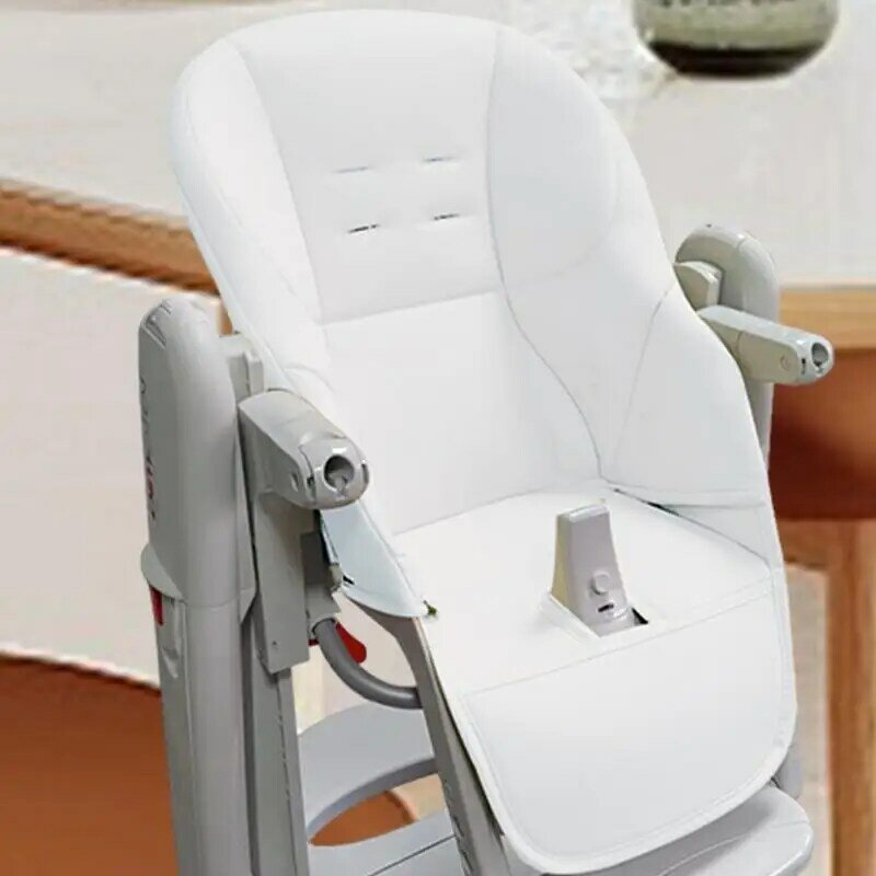 وسادة كرسي مرتفع من الجلد الصناعي ، ناعمة ومريحة ، غطاء مقعد أطفال ، إسفنجة ، سهلة التركيب ، جديدة