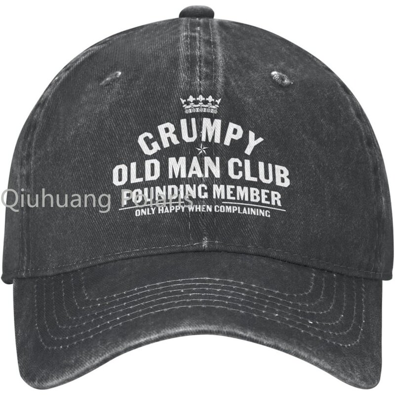 قبعة بيسبول الرجل العجوز للنساء ، قبعة جرافيك
