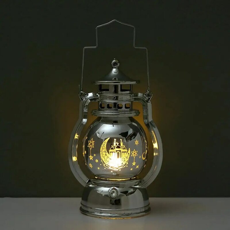 مصباح إلكتروني محمول باليد لمهرجان الشرق الأوسط ، فوانيس ليد ، شمعة حصان ، مصابيح رياح صغيرة ، D7B8