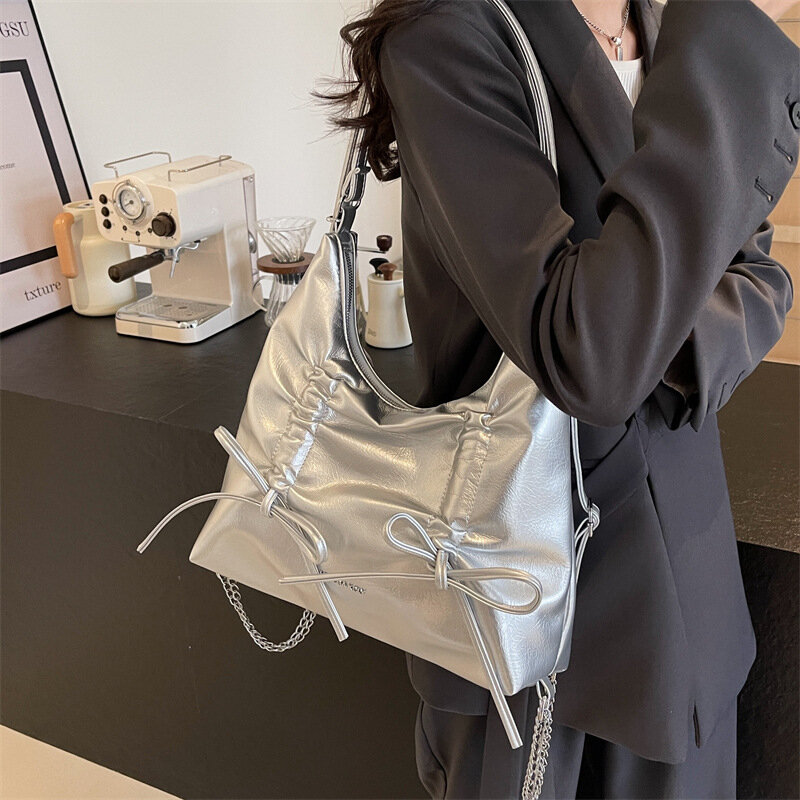 CGCBAG-حقائب حمل ذات سعة كبيرة للنساء ، حقيبة كتف بسيطة للتنقل ، حقائب يد جلدية نسائية ، علامة تجارية مصممة فاخرة ، أزياء