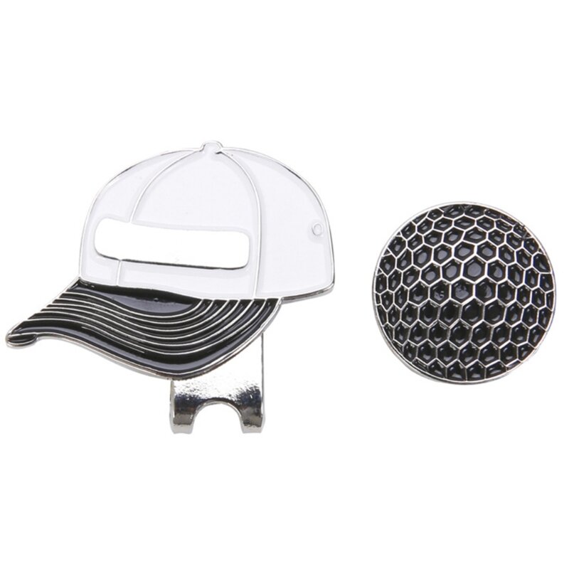 مشبك قبعة الجولف المغناطيسية حامل قلم تحديد كرة الجولف سهل اللصق والخلع