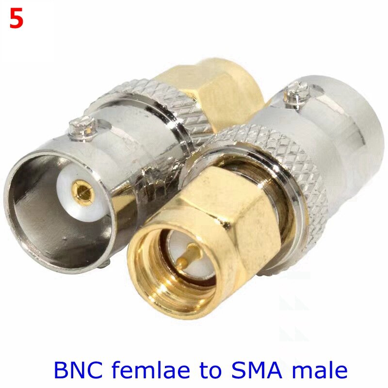 Q9 BNC موصل BNC ذكر أنثى إلى SMA UHF N نوع PL259 SO239 BNC الموز ذكر أنثى RF موصل محول مجموعة اختبار النحاس النحاس
