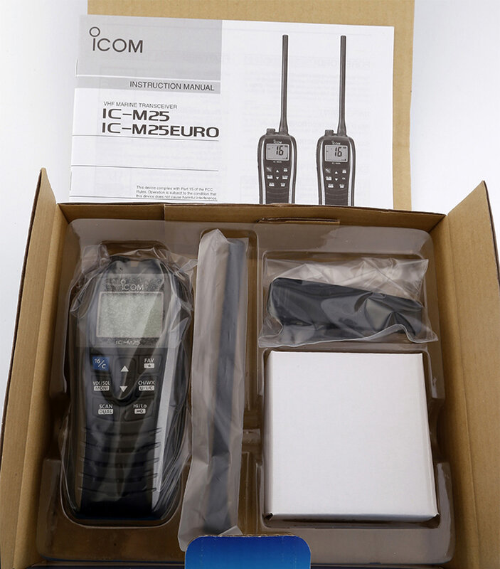 IC-M25 VHF العائمة اسلكية تخاطب ، IC-M25 ، محطة متنقلة مقاوم للماء