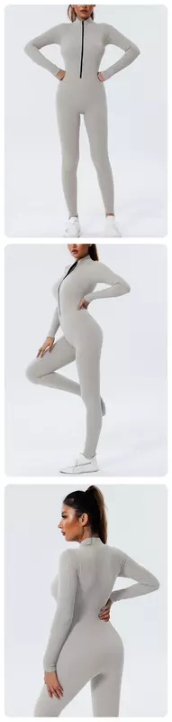 MOJY-ملابس يوغا غير ملحومة للإناث ، بدلة رياضية سريعة الجفاف ، رقص ولياقة بدنية ضيقة ، قطعة واحدة ، الأمريكية