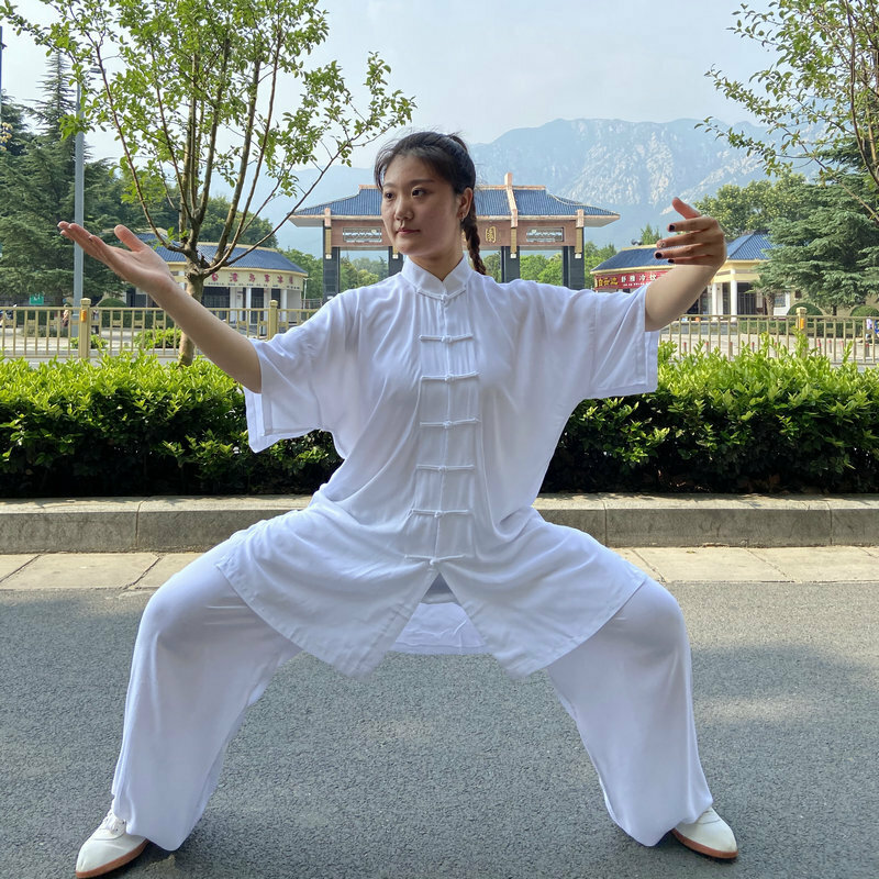 ملابس الكونغ فو من USHINE-Kung Fu للأطفال والكبار ، فنون الدفاع عن النفس ، بدلة الجناح Chun ، الكونغ فو ، الأسود والرمادية ، القطن أحادي اللون ، 6 ألوان ، جودة عالية