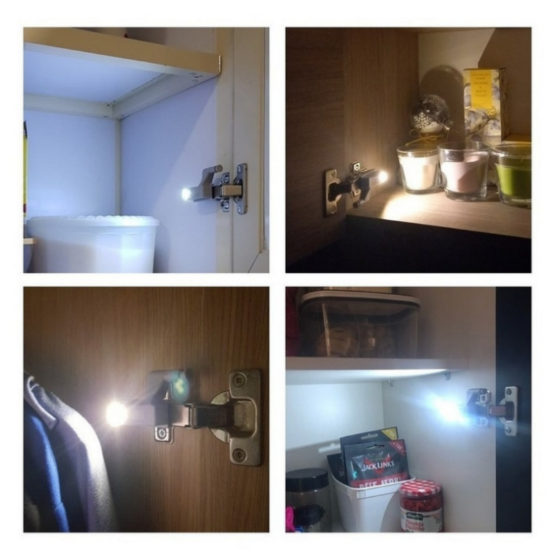 YzzKoo-العالمي LED الداخلية المفصلي مصباح ، أضواء التعريفي خزانة ، خزانة ، خزانة ، أضواء الاستشعار ، خزانة المطبخ مصباح الليل