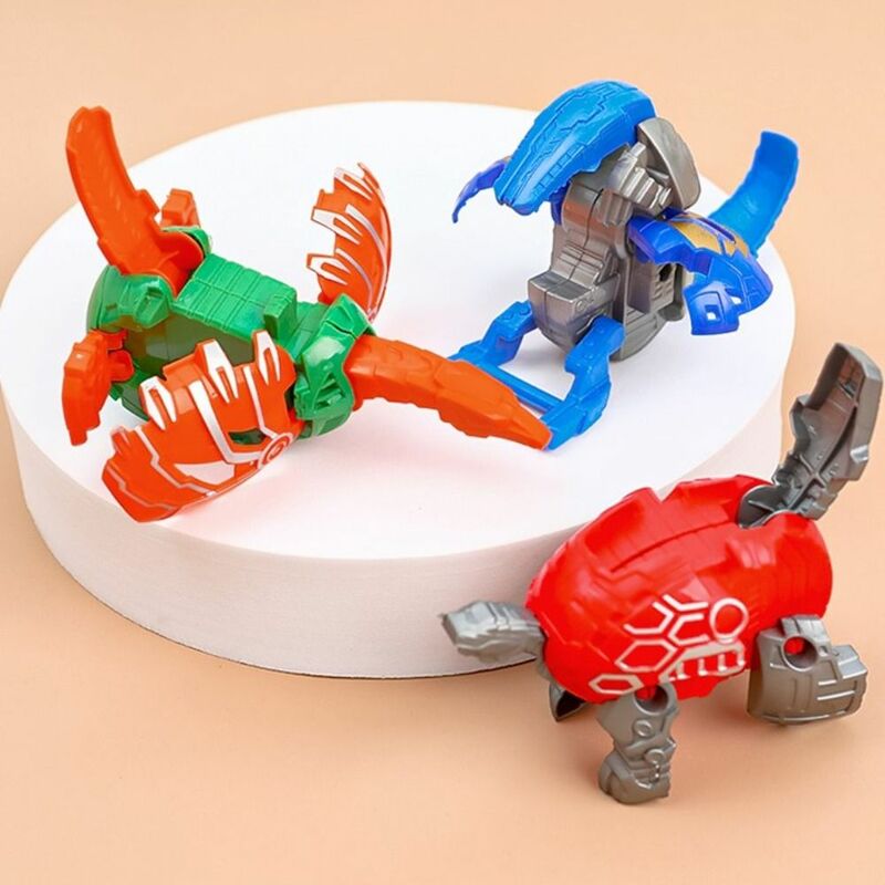 لعبة تحويل بيضة ديناصور ، روبوت تشوه بلاستيكي ممتع ، نموذج تعليمي مبكر مبتكر