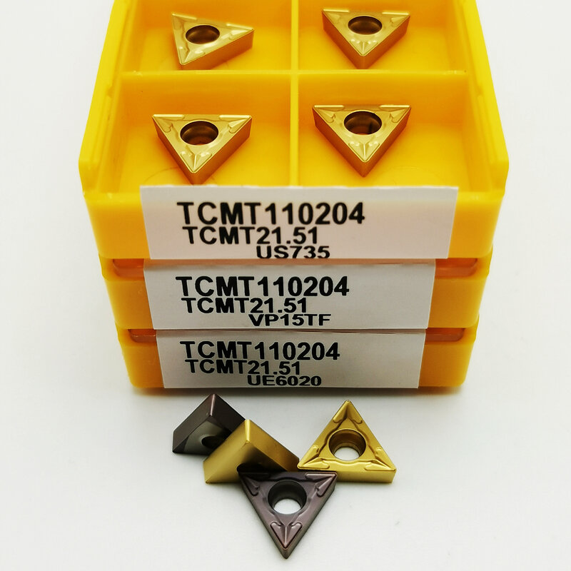TCMT110204 VP15TF TCMT110204 UE6020 كربيد إدراج أدوات تحول الداخلية تحول إدراج TCMT 110204 أدوات القطع