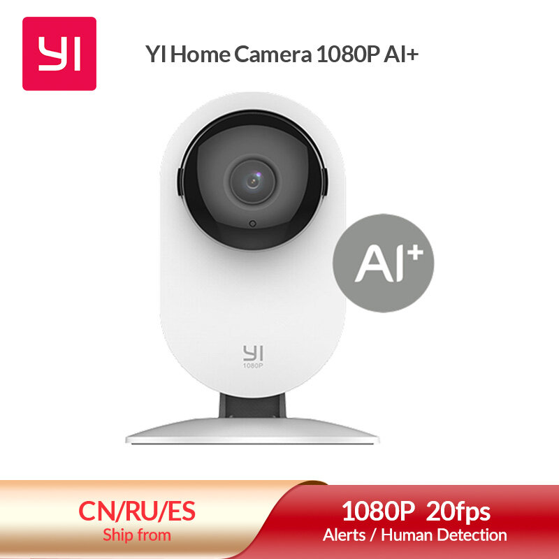 كاميرا مراقبة Yi-ip 1080p ، كاميرا منزلية ذكية ، صوت ثنائي الاتجاه ، واي فاي ، مع تسجيل الفيديو ، الأمن ، تسجيل الفيديو