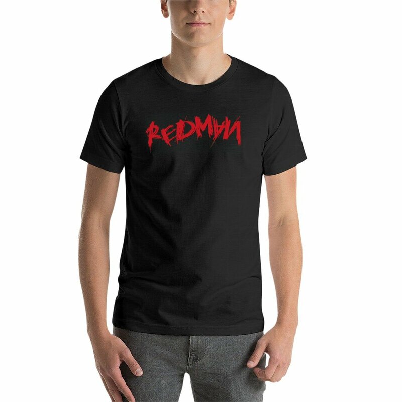 REDMAN-شعار مخصص التجفيف السريع تي شيرت للرجال ، تي شيرت قصير الأكمام ، قمصان تجريب ، جديد