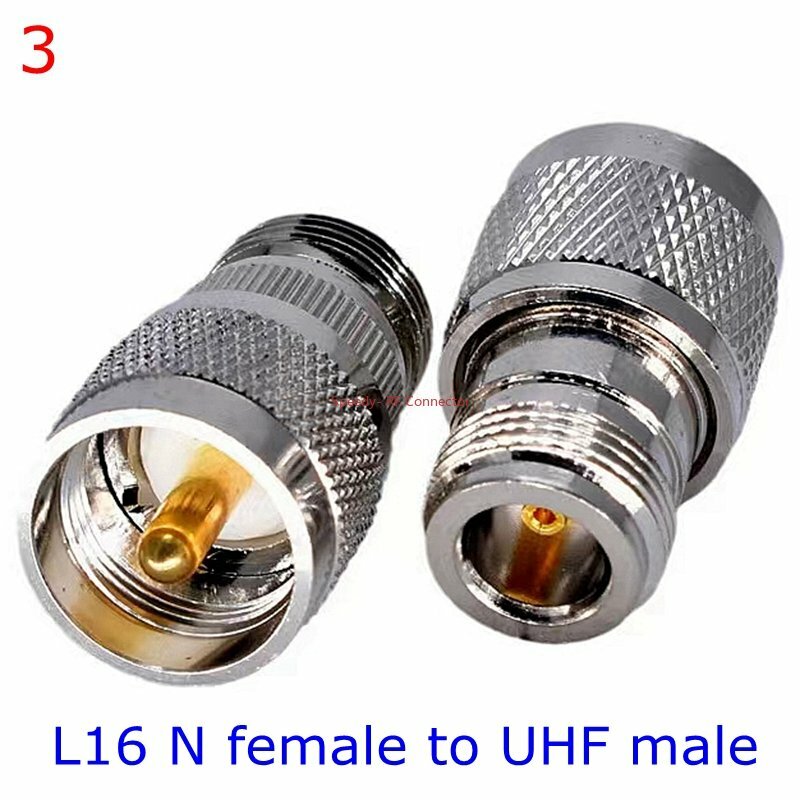 1 قطعة UHF SO239 PL259 SO-239 PL-259 الذكور الإناث إلى N نوع الذكور الإناث موصل مستقيم UHF إلى N الذكور الإناث RF النحاس النحاس