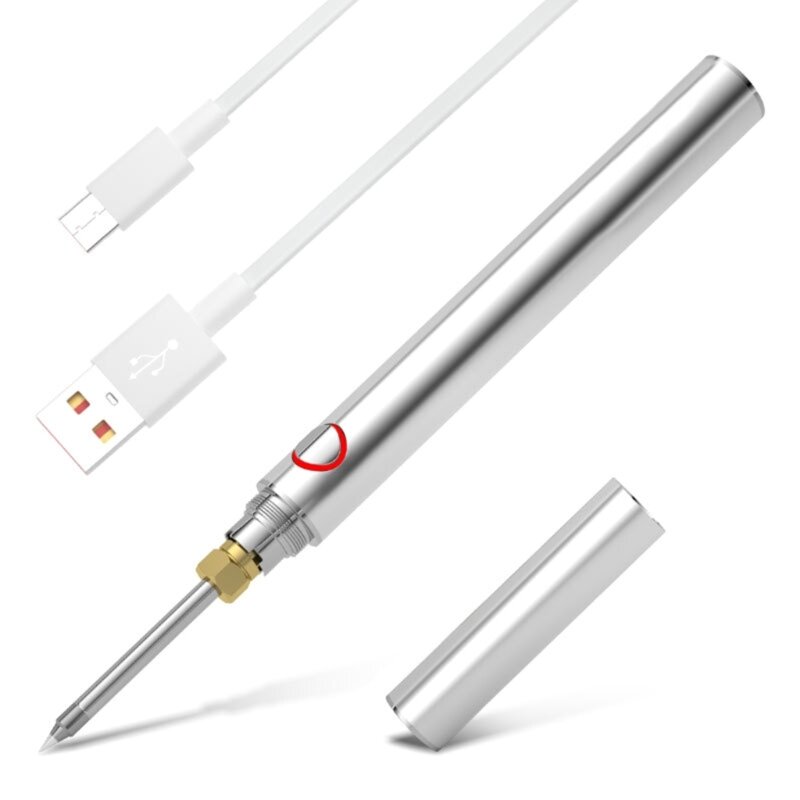 USB سبيكة لحام صغير محمول المهنية القلم سبيكة لحام محطة تلميح دروبشيب