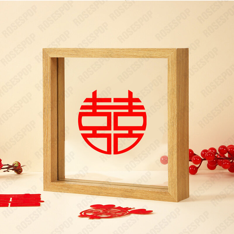تخصيص هدية الزفاف شخصية هدية الزفاف الصينية التقليدية الزفاف الفانيلا ورقة قطع الزفاف الديكور الباب Sti