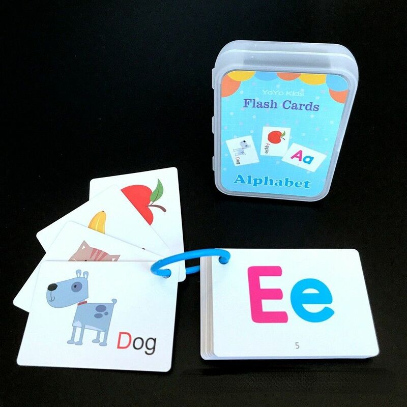 الأطفال أطفال الغذاء الإنجليزية التعلم المبكر التعلم الأبجدية بطاقات التعلم بطاقات فلاش التعليمية لعبة الذاكرة التدريب