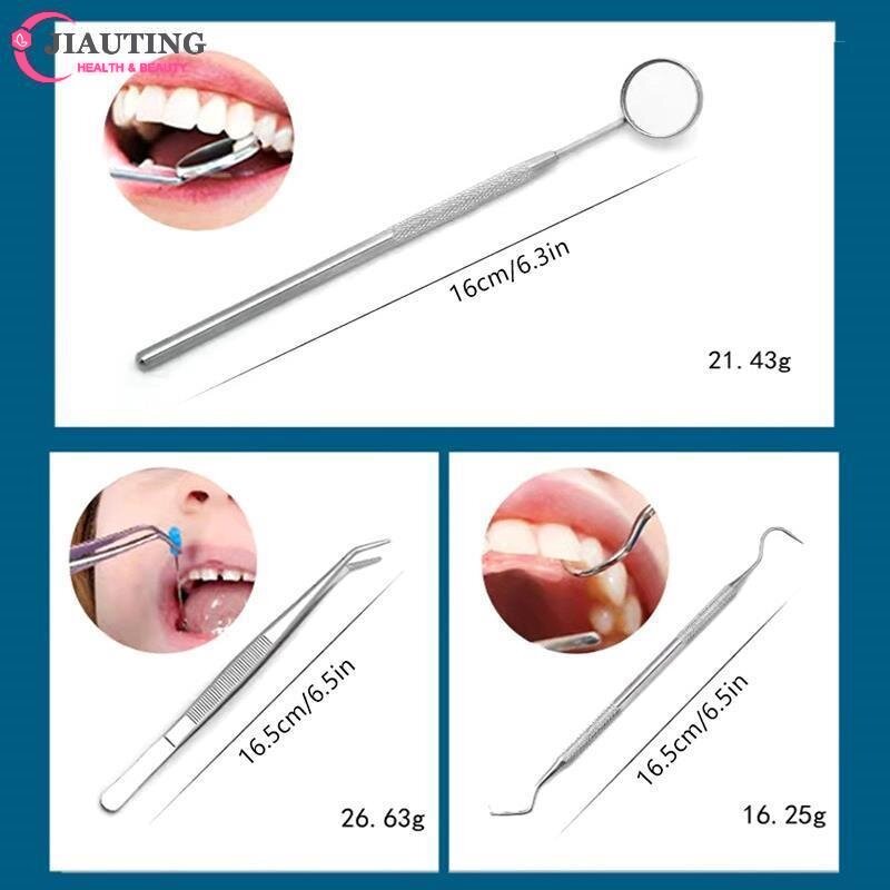 الفولاذ المقاوم للصدأ طبيب الأسنان أدوات تنظيف الأسنان ، مزيل البلاك ، مزيل الترتار ، أدوات طب الأسنان ، اختيار مجموعة النظافة ، 3 قطعة ، 4 قطعة ، 5 قطعة