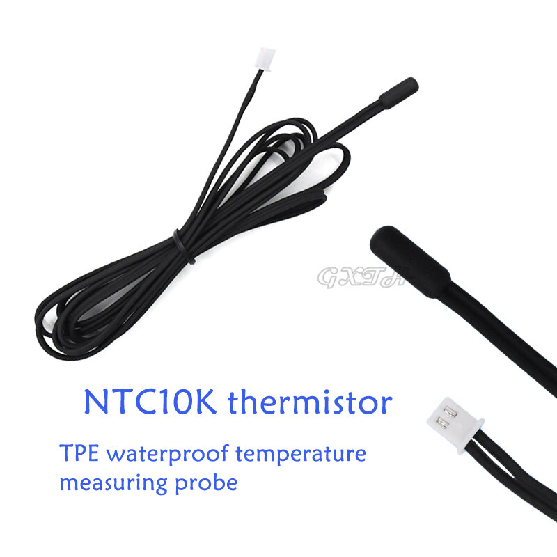 NTC10K الثرمستور TPE مقاوم للماء استشعار درجة الحرارة المتكاملة صب استشعار درجة الحرارة