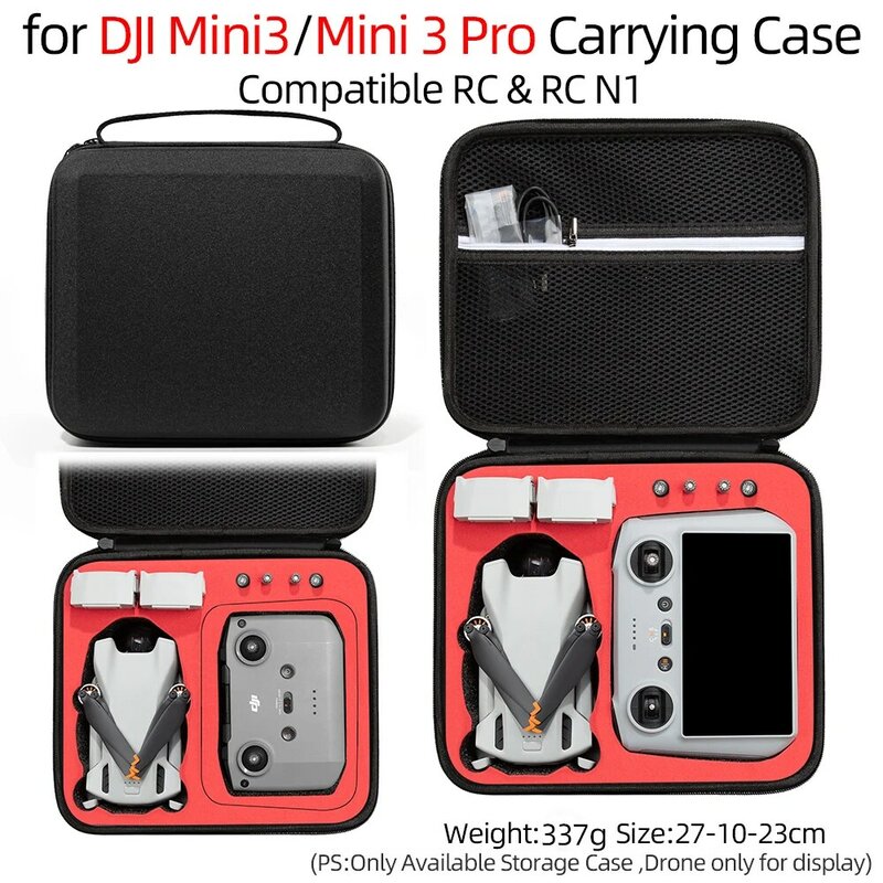 صندوق محمول لل DJI Mini 3 Pro/Mini 3 حقيبة تخزين الطائرة بدون طيار حقيبة حمل مخلب حقيبة إكسسوارات لل DJI Mini 3 Pro/Mini 3