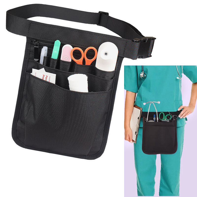 ممرضة أساسيات حزام منظم ، حقيبة الخصر ، حقيبة طبية ، حزام أداة منظم ، الحقيبة فاني حزمة ل ميديكا ، مقص الرعاية