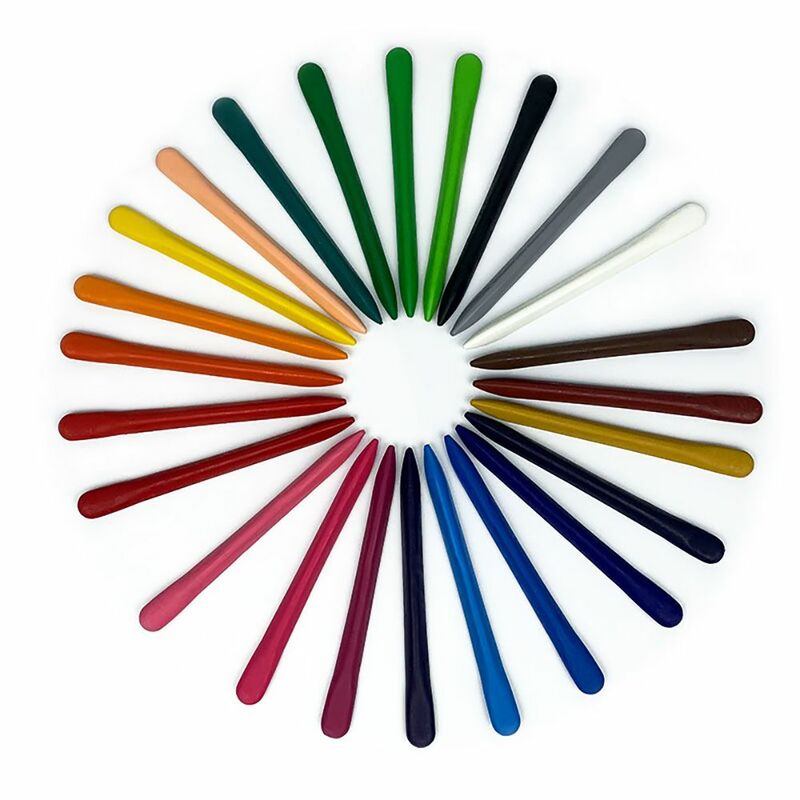 قلم تلوين بلاستيكي على شكل مثلث ، أدوات رسم قابلة للغسل وقابلة للمسح ، لا تتسخ اليدين ، 6 ألوان ، 12 لونًا ، 24 لونًا ، 36 لونًا